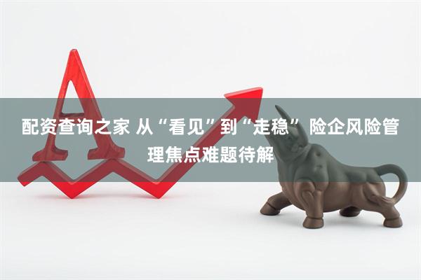 配资查询之家 从“看见”到“走稳” 险企风险管理焦点难题待解