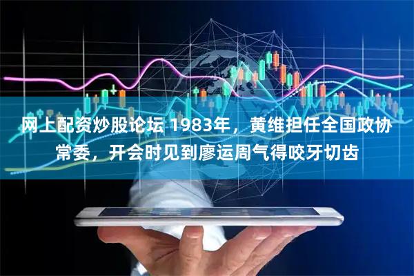 网上配资炒股论坛 1983年，黄维担任全国政协常委，开会时见到廖运周气得咬牙切齿